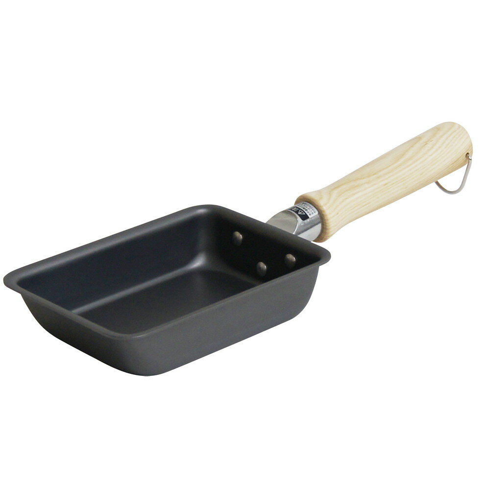 鉄匠 玉子焼 19cm [ 190 x 140 x H35mm 全長:375mm ] 【 料理道具 】 |飲食店 厨房 調理 キッチン 台所 業務用