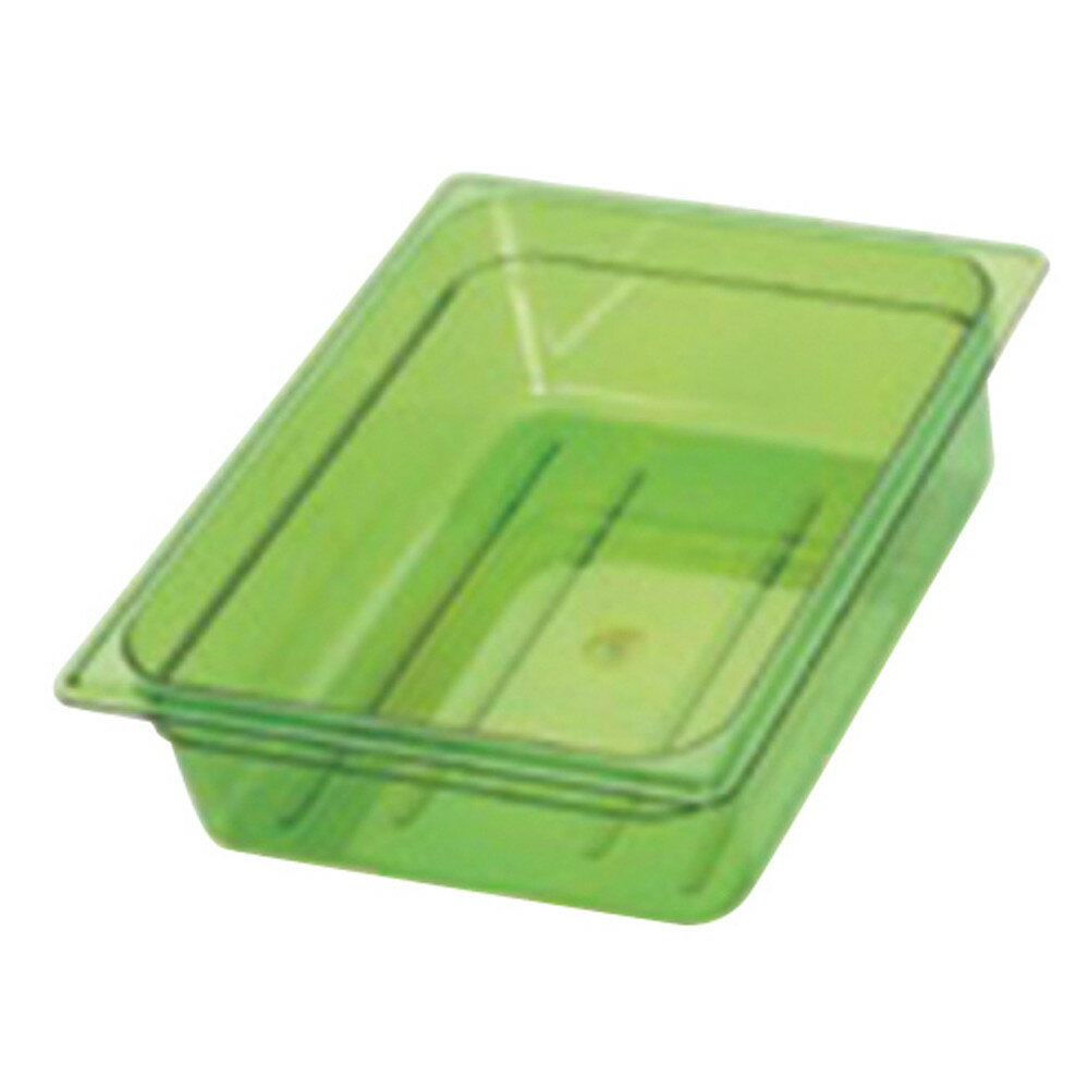[商品名]　弁慶カラーフードパン(目盛付) PC-1/2-100(5.9L) グリーン(G) [素材]　ポリカーボネイト樹脂[寸法]　323 x 263 x H100mm耐熱耐冷温度:−1〜90度保存する食材の種類別に色分けするなど様々な使い方に便利[ 323 x 263 x H100mm ] ポリカーボネイト樹脂 耐熱耐冷温度:−1〜90度保存する食材の種類別に色分けするなど様々な使い方に便利一部の商品はメーカーよりお取り寄せとなりますので、納期が前後することがございます。あらかじめご了承ください。商品によっては手造りのため、写真と色・かたちが若干異なることがございます。丁重に梱包させていただいておりますが、ご質問などございましたらお気軽にお問い合わせください。ご注文に関する注意事項は 【こちら】ご購入前にご確認ください。