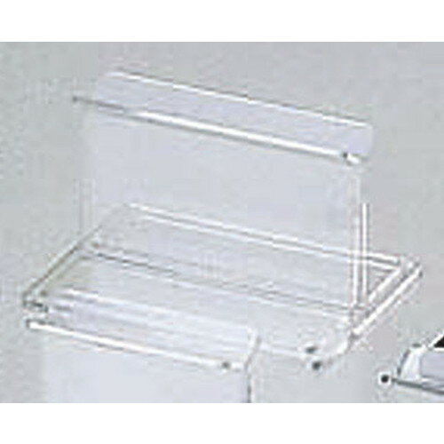 ☆ 卓上小物 ☆エイム メニュー&カード立 BS-1 大 クリアー [ 110 x 70 x H60mm ] 【 レストラン ホテル 飲食店 業務用 】