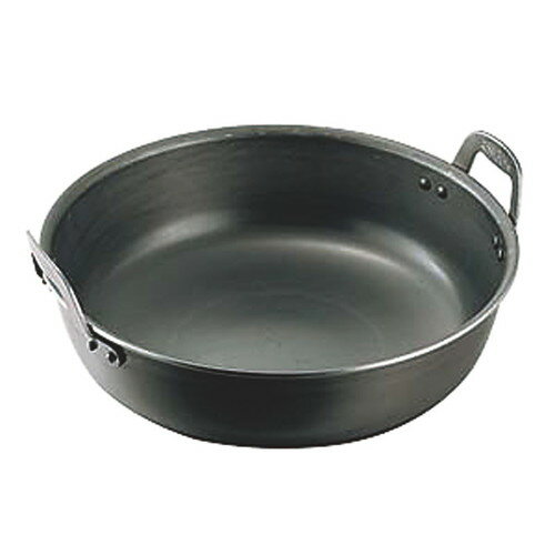 ☆ 料理道具 ☆ 鉄プレス厚板揚鍋 45cm(17L) [ φ450 x 深さ 125mm 板厚:3.2mm ] 【飲食店 レストラン ホテル 厨房 業務用 】