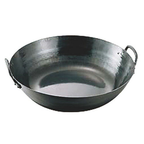 ☆ 料理道具 ☆ 山田/鉄打出揚鍋 33cm [ φ330 x 深さ 80mm 板厚:1.6mm ] 【飲食店 レストラン ホテル 厨房 業務用 】