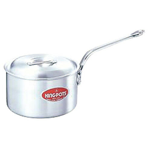 ☆ 料理道具 ☆ キング 片手鍋 27cm(8.6L)向イ取手 [ φ270 x 深さ 150mm 板厚:3.0mm ] 【飲食店 レストラン ホテル 厨房 業務用 】