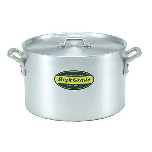 ☆ 料理道具 ☆ ハイグレード アルミ半寸胴鍋 目盛付 39cm(28L) [ φ390 x 深さ 240mm 板厚:3.0mm ] 【飲食店 レストラン ホテル 厨房 業務用 】