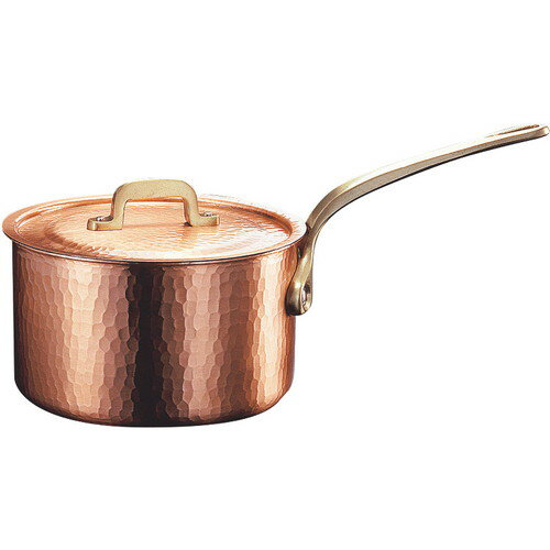☆ 料理道具 ☆ 新鎚器銅器 深型片手鍋 18cm SN-1 [ φ180 x 深さ 110mm ] 【飲食店 レストラン ホテル 厨房 業務用 】