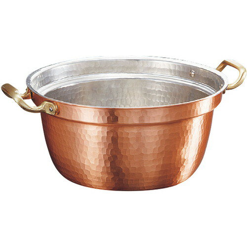 ☆ 料理道具 ☆ 新鎚器銅器 段付鍋 26cm SN-5 [ φ260 x 深さ 120mm ] 【飲食店 レストラン ホテル 厨房 業務用 】