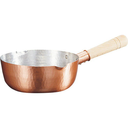 ☆ 料理道具 ☆ 新鎚器銅器 雪平鍋 18cm SN-6 [ φ180 x 深さ 68mm ] 【飲食店 レストラン ホテル 厨房 業務用 】