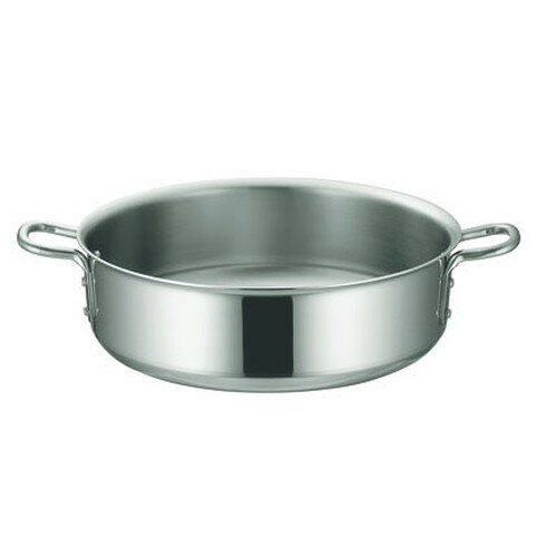 ☆ 料理道具 ☆ IHマエストロ 3層鋼クラッド外輪鍋 42cm(18.0L) 本体 [ φ420 x 深さ 140mm 板厚:2.6mm ] 【飲食店 レストラン ホテル 厨房 業務用 】