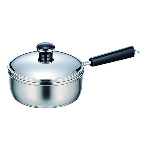 [商品名]　オブジェ OJ-30 ミニ片手鍋 14cm(0.8L)[素材]　本体:全面鉄芯3層鋼 蓋:18-8ステンレス 取手 ツマミ:フェノール樹脂[寸法]　φ140 x 深さ 52mm厨房でも耐えうる確かな製品には、強固さと使い勝手を兼ね備えた逸品です。[ φ140 x 深さ 52mm ] 本体:全面鉄芯3層鋼 蓋:18-8ステンレス 取手 ツマミ:フェノール樹脂 IH対応 本体は全面3層構造 ステンレスで鉄を挟んだ全面鉄芯三層鋼は、鉄の優れた熱伝導性により熱がムラなく伝わって、煮込み料理に最適です。さらに保温性の高いステンレスのおかげで、料理も冷めにくいです。一部の商品はメーカーよりお取り寄せとなりますので、納期が前後することがございます。あらかじめご了承ください。商品によっては手造りのため、写真と色・かたちが若干異なることがございます。われものですので丁重に梱包させていただいておりますが、ご質問などございましたらお気軽にお問い合わせください。ご注文に関する注意事項は 【こちら】ご購入前にご確認ください。