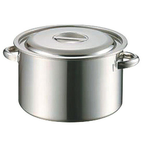 ☆ 料理道具 ☆ AG モリブデン半寸胴鍋 39cm(30.0L) [ φ390 x 深さ 250mm ] 【飲食店 レストラン ホテル 厨房 業務用 】