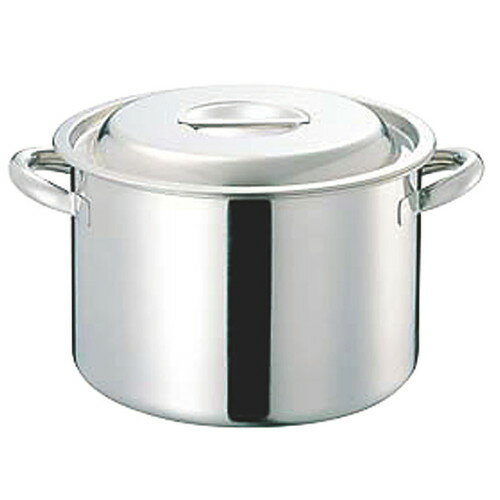 ☆ 料理道具 ☆ CLO 電磁モリブデン半寸胴鍋(目盛付) 27cm [ φ270 x 深さ 180mm 板厚:2.0mm ] 【飲食店 レストラン ホテル 厨房 業務用 】