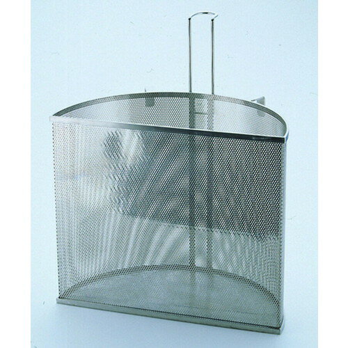 ☆ 料理道具 ☆ UK 18-8パンチ半丸型スープ取ザル 36cm用 [ 350 x 180 x H300mm 穴径:2.2mm ] 【飲食店 レストラン ホテル 厨房 業務用 】