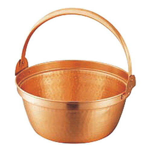 ☆ 料理道具 ☆ 銅山菜鍋 ツル付 27cm(3.8L) [ φ270 x 深さ 120mm ] 【飲食店 レストラン ホテル 厨房 業務用 】