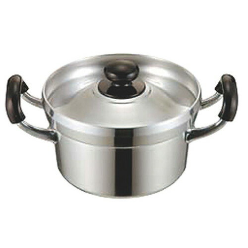 ☆ 料理道具 ☆ アルミ鋳物文化鍋 22cm(4.1L) [ φ240 x H130mm 板厚:3.0mm ] 【飲食店 レストラン ホテル 厨房 業務用 】のサムネイル