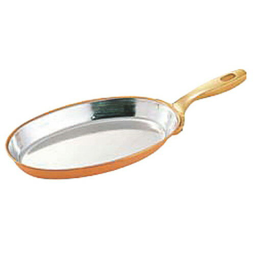 ☆ 料理道具 ☆ SW 銅小判フライパン 32cm [ 330 x 210 x 深さ 26mm 板厚:1.5mm ] 【飲食店 レストラン ホテル 厨房 業務用 】