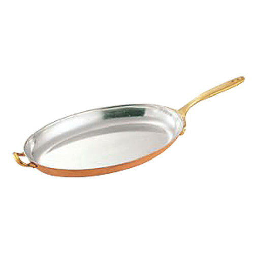 ☆ 料理道具 ☆ SW 銅小判シュゼットパン [ 355 x 235 x 深さ 36mm 板厚:1.5mm ] 【飲食店 レストラン ホテル 厨房 業務用 】