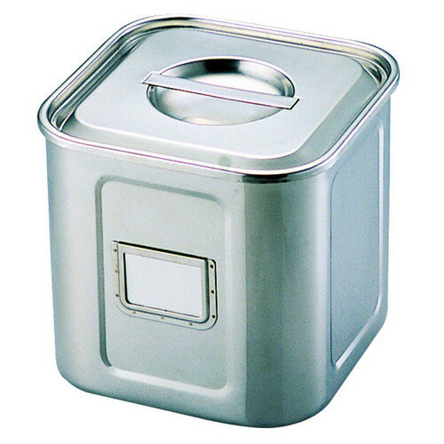 ☆ ストック 仕込み ☆ UK 名札付 角 深型キッチンポット 24cm [ 240 x 240 x深さ 240mm ] 【飲食店 レス..