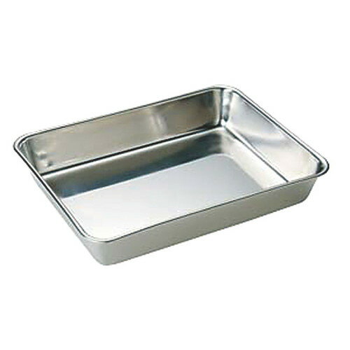 ☆ ストック 仕込み ☆ IKD 18-8抗菌角バット 3枚取 （単品商品となります）[590 x 425 x H110mm ] 【飲食店 レストラン ホテル 厨房 業務用 】