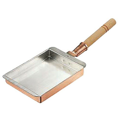 ☆ 料理道具 ☆ 銅玉子焼 関西型 24cm [ 285 x 240 x深さ 30mm ] 【飲食店 レストラン ホテル 厨房 業務用 】