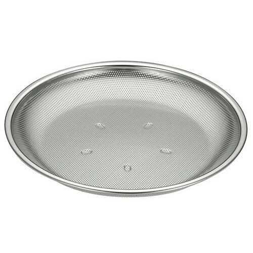 ☆ ストック 仕込み ☆ KO 18-8パンチ盆ざる型 24cm [ φ240 x 深さ 34mm ] 【飲食店 レストラン ホテル ..