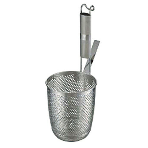 ☆ 調理小物 ☆UK 18-8パンチングパイプ柄丸うどんてぼ L [ φ135 x 175mm ] 【 飲食店 蕎麦屋 ラーメン屋 厨房 業務用 】