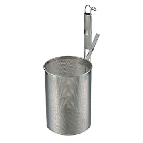 ☆ 調理小物 ☆18-8パンチングスパゲッティてぼパイプ柄 深型 [ φ115 x 300 x 185mm ] 【 飲食店 レスト..