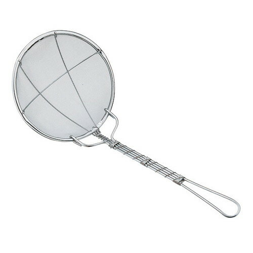 ☆ 調理小物 ☆18-8強力プレス丸カス揚 荒目 18cm [ φ180 x 295mm ] 【 飲食店 レストラン ホテル 厨房 ..