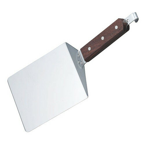 ☆ 調理小物 ☆ローズ柄18Crステンハンバーグターナー 大 No.533 [ 140 x 360mm ] 【 飲食店 レストラン ホテル 厨房 業務用 】