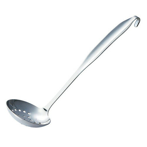 ☆ 調理小物 ☆18-8ワンピース穴お玉 58005 (中) [ φ80 x 245 x 295mm ] 【 飲食店 レストラン ホテル 厨..