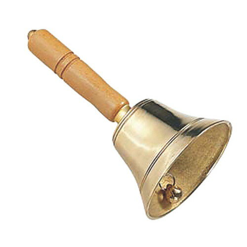 ☆ 調理小物 ☆真鍮 手振り鈴 15cm [ 外径φ145mm ] 【 飲食店 レストラン ホテル 厨房 業務用 】