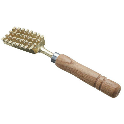 ☆ 調理小物 ☆真鍮鋳物 テーパー形 ウロコ取り SG-302 [ 全長200mm ] 【 飲食店 レストラン ホテル 厨房..