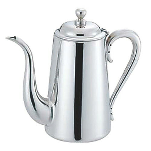 ☆ テーブルウェア ☆ UK 18-8M型コーヒーポット 7人用 [ Φ110 x H200mm 1000cc ]| ポット コーヒー 紅茶 急須 ティー 人気 おすすめ 食器 洋食器 業務用 飲食店 カフェ うつわ 器 おしゃれ かわいい ギフト プレゼント 引き出物 誕生日 贈り物 贈答品 自宅