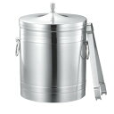 ☆ バー用品 ☆ KO 18-8アイスバケット(トング付) 2L [ Φ155 x H220mm ] | 氷 氷入 アイス 酒器 お酒 居酒屋 バー bar 晩酌 人気 おすすめ 食器 洋食器 業務用 飲食店 カフェ うつわ 器 おしゃれ かわいい ギフト プレゼント 引き出物 誕生日 贈り物 贈答品