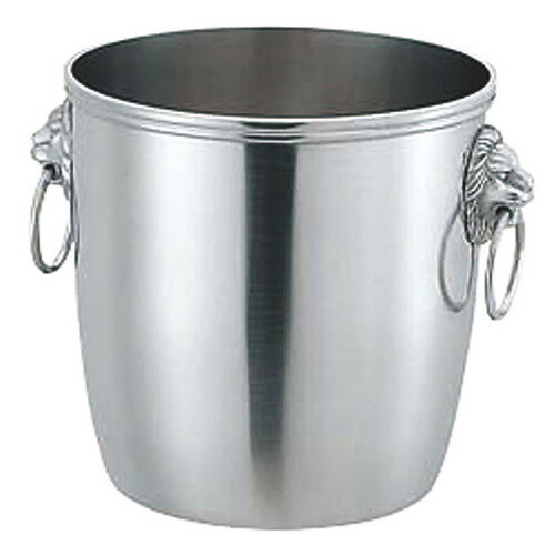 ☆ バー用品 ☆ UK B渕シャンパンクーラーB ライオン付 [ Φ190 x H190mm ]【 居酒屋 クラブ ホテル 飲食店 bar 業務用 】