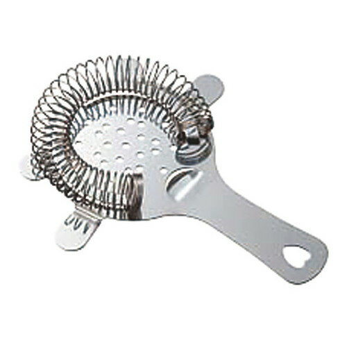 ☆ バー用品 ☆ UK 18-0耳付ストレーナー [ 全長:150mm ]【 bar ホテル レストラン 飲食店 業務用 】