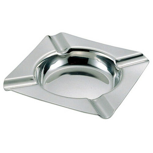 ☆ テーブルウェア ☆ UK 18-8角灰皿 [ 115 x 115 x H20mm ] | 喫煙 喫煙具 はいざら タバコ たばこ 煙草 陶器 国産 美濃焼 来客用 業務用 飲食店 おしゃれ お洒落 和食器 プレゼント IQOS ギフト 父の日 敬老の日 卓上灰皿 開店祝い 陶器灰皿 灰皿陶器 卓上 小物 雑貨