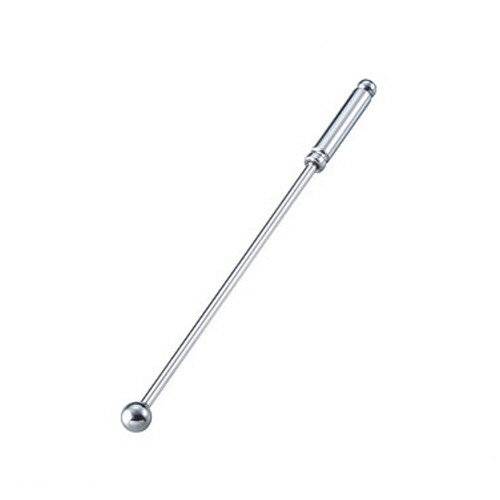 ☆ バー用品 ☆ 18-8コラム 玉付マドラー 中 [ 全長:200mm ]【 bar ホテル レストラン 飲食店 業務用 】
