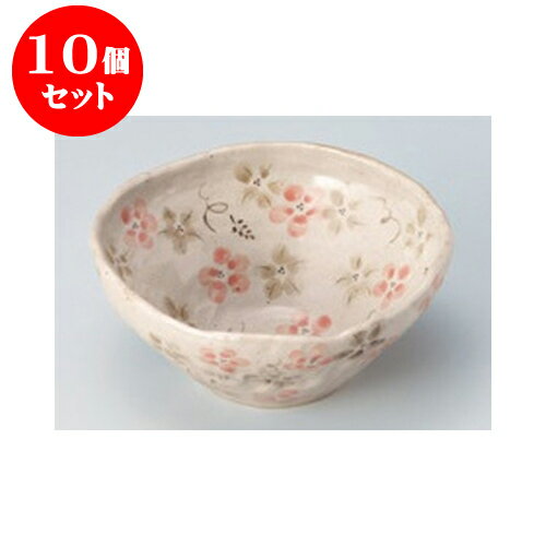 10個セット 盛鉢 小 藍香ボール（M）（桜赤） [18 x 8.5cm] | 小鉢 小 小さい 鉢 ボウル 万能 人気 おすすめ 食器 業務用 飲食店 カフェ うつわ 器 おしゃれ かわいい ギフト プレゼント内祝い 結婚祝い 誕生日 贈り物 贈答品 食器セット