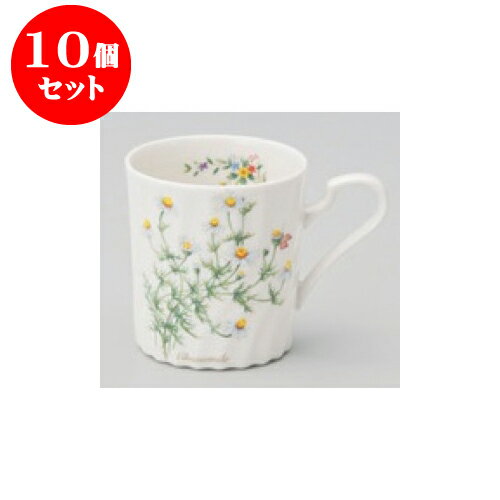 10個セット マグカップ カモミールマグ [8 x 8.6cm 280cc] | マグ マグカップ コーヒー 紅茶 ティー 人気 おすすめ 食器 洋食器 業務用 飲食店 カフェ うつわ 器 おしゃれ かわいい ギフト プレゼント 引き出物 誕生日 贈り物 贈答品 食器セット