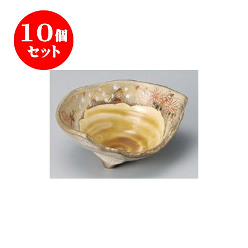 10個セット 向付 春秋ちぎり向付 [16.5 x 13.5 x 5.8cm] | 和食器 鉢 小鉢 ボウル 浅鉢 料亭 ホテル 食器 業務用 飲食店 カフェ うつわ 器 おしゃれ かわいい ギフト プレゼント 内祝い 誕生日 贈り物 贈答品 おすすめ 食器セット