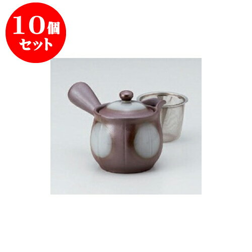 10個セット 萬古焼急須 2.0未来形白万古急須（カゴアミ付） [360cc] | ポット 急須 きゅうす 土瓶 お茶 一服 まったり 人気 おすすめ 食器 業務用 飲食店 カフェ うつわ 器 おしゃれ かわいい ギフト プレゼント 引き出物 誕生日 贈り物 贈答品 食器セット