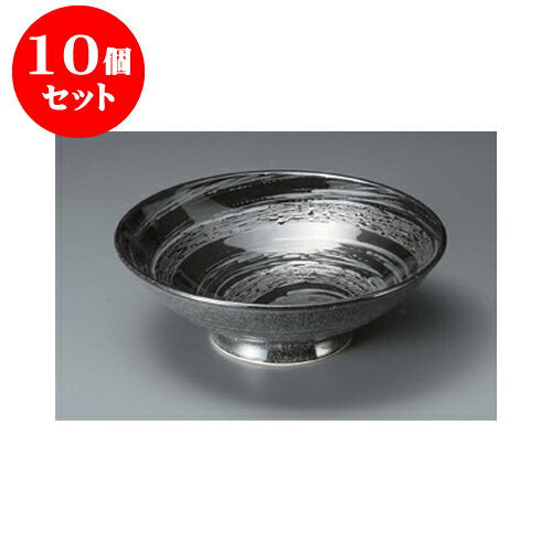 10個セット めん皿 早瀬漆黒8.0盛鉢 [24.5 x 8cm] | そば 蕎麦 めん 麺おすすめ 人気 食器 業務用 飲食店 カフェ うつわ 器 おしゃれ かわいい お洒落 可愛い ギフト プレゼント 引き出物 内祝い 結婚祝い 誕生日 贈り物 贈答品 食器セット
