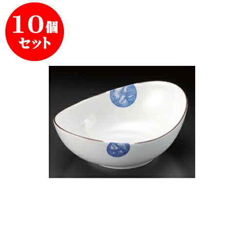 10個セット 向付 イングレ菊ダミパーティー鉢（中） [18.5 x 14 x 6.5cm] | 和食器 鉢 小鉢 ボウル 浅鉢 料亭 ホテル 食器 業務用 飲食店 カフェ うつわ 器 おしゃれ かわいい ギフト プレゼント 内祝い 誕生日 贈り物 贈答品 おすすめ 食器セット