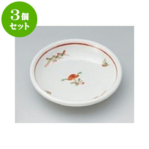 3個セット 小皿 赤絵玉渕3.0皿 [9.7 x 2.3cm] | 小皿 取り皿 人気 おすすめ 食器 業務用 飲食店 小さいお皿 カフェ うつわ 器 おしゃれ かわいい ギフト プレゼント 引き出物 誕生日 贈り物 贈答品 SNS 便利 内祝い 開店祝 普段使い 引っ越し祝い