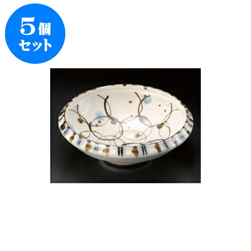 5個セット 向付 粉引ドロップ向付 [16.8 x 5.5cm] 土物 手造り | 和食器 鉢 小鉢 ボウル 浅鉢 料亭 ホテル 食器 業務用 飲食店 カフェ うつわ 器 おしゃれ かわいい ギフト プレゼント 内祝い 誕生日 贈り物 贈答品 おすすめ 食器セット