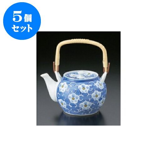 5個セット 有田焼土瓶 香梅6号土瓶 [810cc] | ポット 急須 土瓶 お茶 大きい 一服 まったり 人気 おすすめ 食器 業務用 飲食店 カフェ うつわ 器 おしゃれ かわいい ギフト プレゼント 引き出物 誕生日 贈り物 贈答品 食器セット
