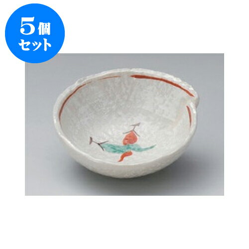 5個セット 呑水 粉引とうがらし4.0鉢 [11.7 x 11.5 x 4.8cm] | 鍋 お鍋 呑水 とんすい 取り皿 鍋パ インスタ あったかい ほかほか 人気 おすすめ 食器 業務用 飲食店 カフェ うつわ 器 おしゃれ かわいい ギフト プレゼント 引き出物 誕生日 贈り物 贈答品 食器セット