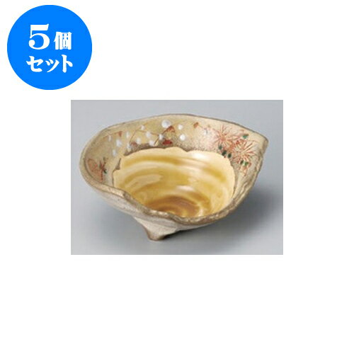 5個セット 向付 春秋ちぎり向付 [16.5 x 13.5 x 5.8cm] | 和食器 鉢 小鉢 ボウル 浅鉢 料亭 ホテル 食器 業務用 飲食店 カフェ うつわ 器 おしゃれ かわいい ギフト プレゼント 内祝い 誕生日 贈り物 贈答品 おすすめ 食器セット