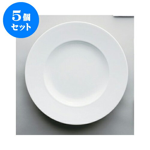 5個セット デリカウェア YZ白磁30cmパスタ [30 x 3.9cm] | パスタ カレー メイン 皿 麺皿 スパゲティ 人気 おすすめ 食器 洋食器 業務用 飲食店 カフェ うつわ 器 おしゃれ かわいい ギフト プレゼント 贈答品 カフェ 自宅 レストラン イベント 食器セット