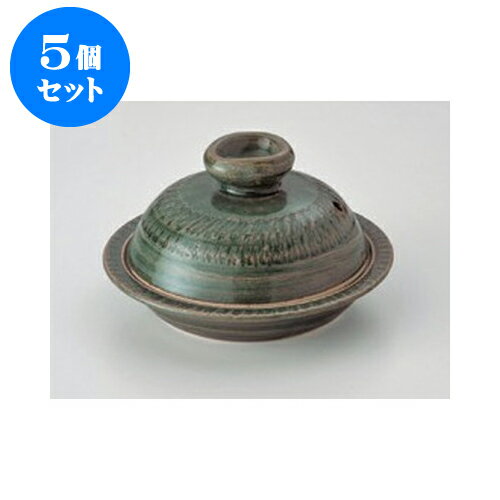 5個セット 柳川鍋 織部（手造り）5号陶板 [16.5 x 9.5cm 身3.5cm] 直火 | 人気 おすすめ 食器 業務用 飲食店 カフェ うつわ 器 おしゃれ かわいい ギフト プレゼント 引き出物 誕生日 贈り物 贈答品 食器セット