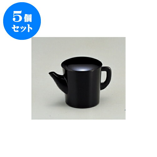 5個セット そば用品 （大）ゆとう黒（500） [10.6 x 10.1cm] | そば 蕎麦 おすすめ 人気 食器 業務用 飲食店 カフェ うつわ 器 おしゃれ かわいい お洒落 可愛い ギフト プレゼント 引き出物 内祝い 結婚祝い 誕生日 贈り物 贈答品 自宅 イベント 料理 食器セット